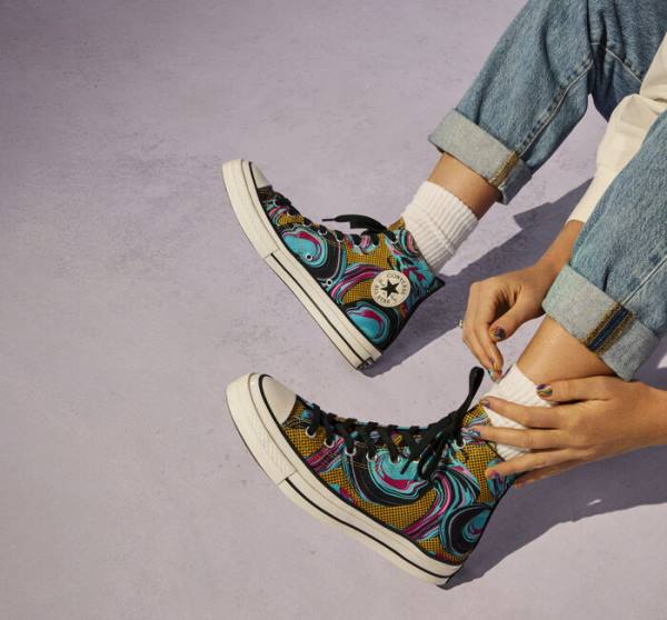 Turquoise best sale high tops
