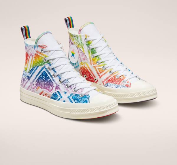 Converse High Tops Shoes In Delhi Chuck 70 Pride Womens White Red
