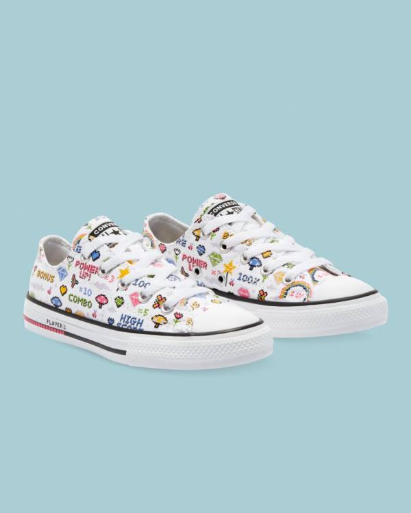 Converse High Tops Shoes In Delhi - Chuck Taylor All Star Girls Gamer Kids  White