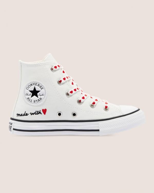 Besmettelijk Dronken worden scheuren Buy Converse High Tops Shoes India - Chuck Taylor All Star Street Love  Thread Kids White