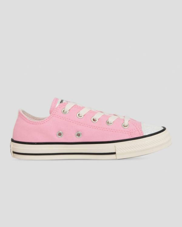 Converse Low Shoes Outlet Online - All Star UV Glitter Pink