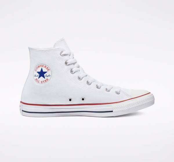 White high clearance cut shoes