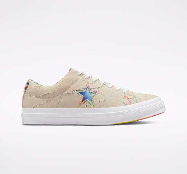 Converse Low Tops Shoes Outlet Online - One Star Pride Red