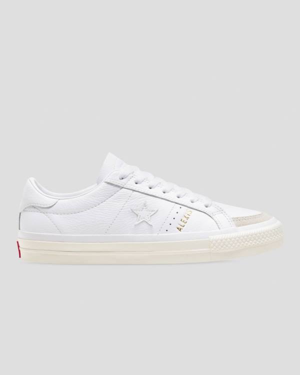 Converse Low Tops Shoes In Delhi - One Star Pro As 2 Designed By Alexis  Womens White